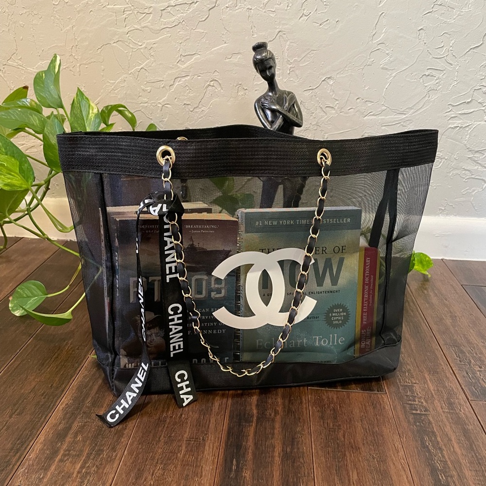 Chanel Beauty Mesh Tote